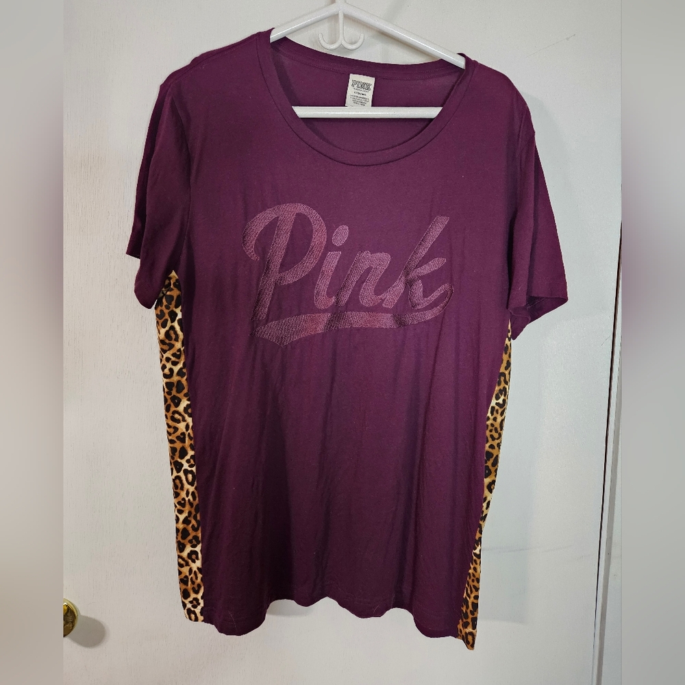 Pink Victoria's Secret Purple Tee